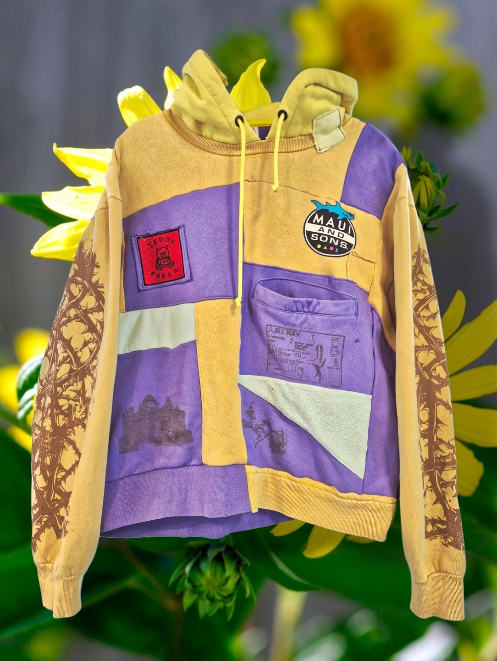 Pastel Patchwork Hoodie